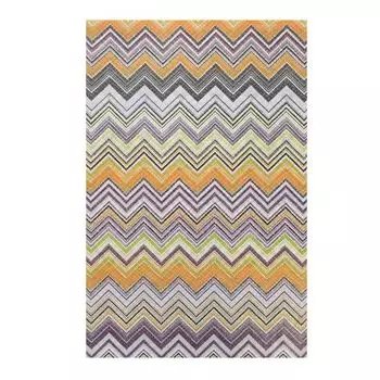 Бумага для декопатча Decopatch, 30х40 см (606 зигзаг серый-оранж)