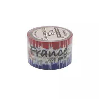 Бумажный скотч с принтом, 30 мм*8 м, ScrapBerry's (139027 ПАРИЖ! ПАРИЖ!)