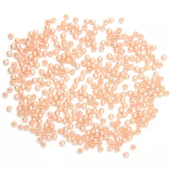 Бусины круглые, пластик, 3 мм, упак./20 гр., 'Астра' (006 NL)