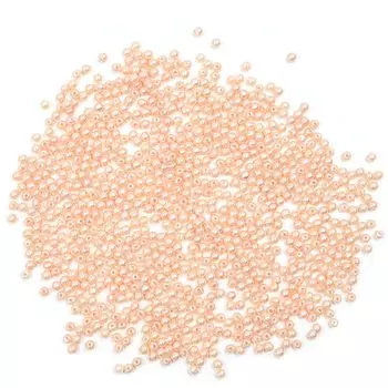 Бусины круглые, пластик, 4 мм, упак./25 гр., 'Астра' (006 NL)