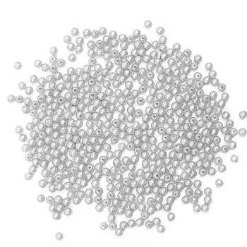 Бусины круглые, пластик, 5 мм, упак./25 гр., 'Астра' (031 NL)