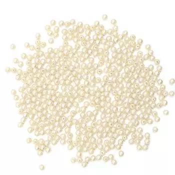 Бусины круглые, пластик, 5 мм, упак./25 гр., 'Астра' (003 NL)