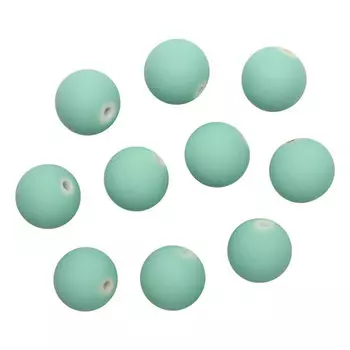 Бусины матовые, 12мм, 20гр. (003 мятный)