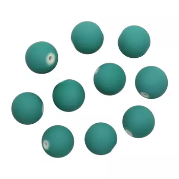 Бусины матовые, 12мм, 20гр. (035 морская волна)