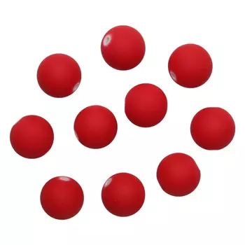 Бусины матовые, 12мм, 20гр. (040 красный)