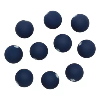 Бусины матовые, 12мм, 20гр. (043 синий)