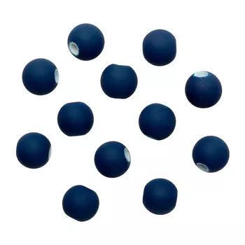 Бусины матовые, 8мм, 20гр. (043 синий)