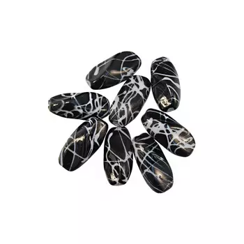 Бусины пластиковые, 30*15 мм, упак./8 шт., Astra&amp;Craft (1-30)