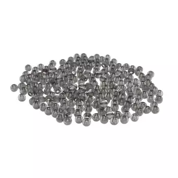 Бусины полупрозрачные 2004 пластик, 4мм, 20гр (600+/- 20шт) Astra&amp;Craft (AD052 серый)