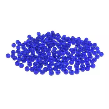 Бусины полупрозрачные 2004 пластик, 4мм, 20гр (600+/- 20шт) Astra&amp;Craft (AD060 ярко синий)
