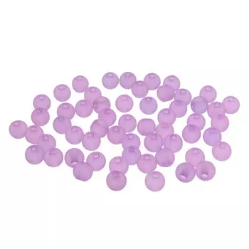 Бусины полупрозрачные 2006 матовые, 6мм, 20гр (170+/-10шт) Astra&amp;Craft (013 сиреневый)