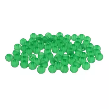 Бусины полупрозрачные 2006 матовые, 6мм, 20гр (170+/-10шт) Astra&amp;Craft (CS053 изумрудный)