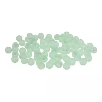 Бусины полупрозрачные 2006 матовые, 6мм, 20гр (170+/-10шт) Астра (010 мятный)