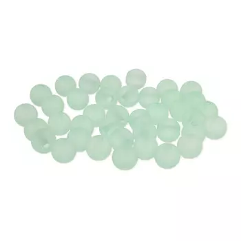 Бусины полупрозрачные 2010 матовые, 10мм, 20гр (35+/-3шт) Astra&amp;Craft (010 мятный)