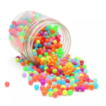 Бусины разноцветные яркие цвета, 6мм, 800шт (+/-5%), Astra&amp;Craft