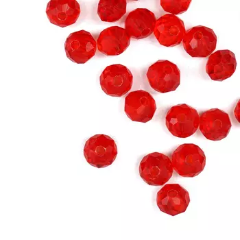 Бусины стеклянные 4*6мм, 30шт/упак Astra&amp;Craft (806)