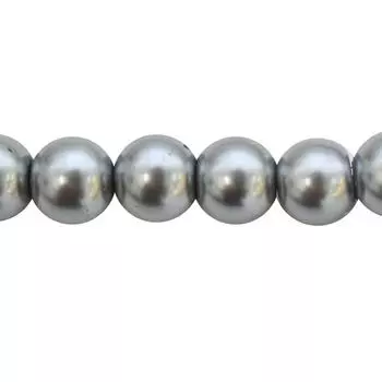 Бусины стеклянные на нитке, 10 мм, длина 40 см, 'Астра' (SA-31)