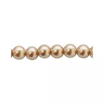 Бусины стеклянные на нитке, 10 мм, длина 40 см, 'Астра' (SB-31)