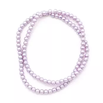 Бусины стеклянные на нитке, 4 мм, длина 40 см, 'Астра' (SB-13)