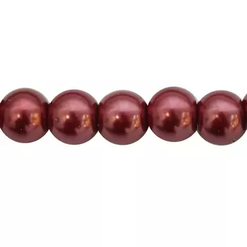 Бусины стеклянные на нитке, 8 мм, длина 40 см, 'Астра' (SB-20)