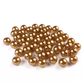 Бусы круглые, пластик, 10 мм, упак./25 гр., 'Астра' (048 NL)