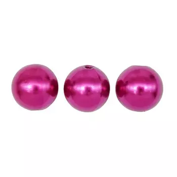 Бусы круглые, пластик, 14 мм, упак./25 гр., 'Астра' (5306)