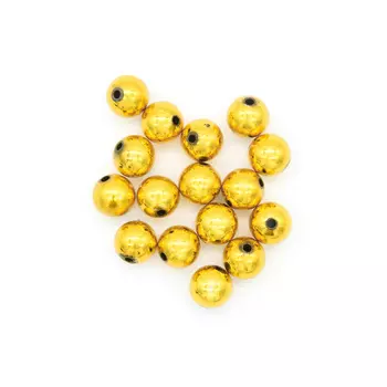 Бусы круглые, пластик, 14мм (АА53)