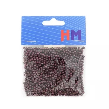 Бусы круглые, пластик, 3мм 15(+-3) гр (В33)