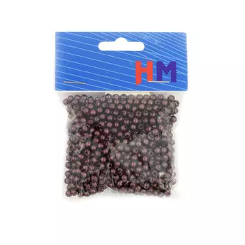 Бусы круглые, пластик, 4мм (В33)