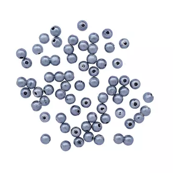 Бусы круглые, пластик, 5мм (В19)