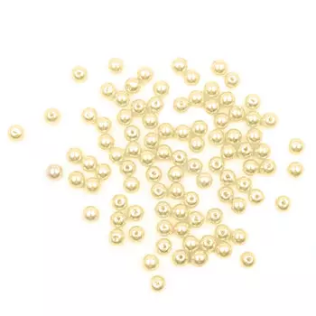 Бусы круглые, пластик, 8 мм, упак./25 гр., Astra&amp;Craft (003 NL телесный)