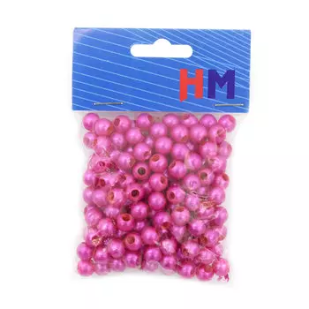 Бусы круглые, пластик, 8мм (В24)