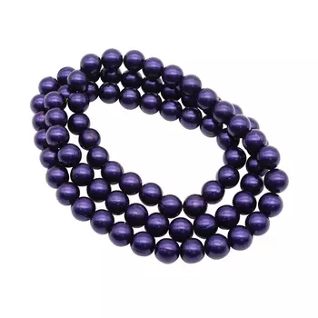 Бусы на нитке 0404-0256 (B55 синий)