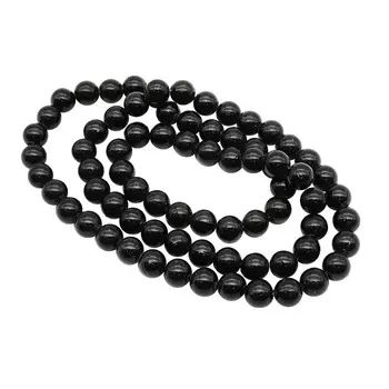 Бусы на нитке 0404-0256 (B60 черный)