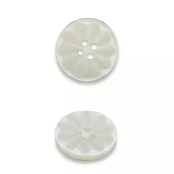 CB 3315 Пуговица 24L (15мм) 4пр. (white (белый))