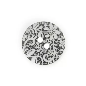 CB E-285 Пуговица 24L, 2пр. (Black (черный))