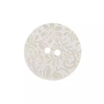CB E-285 Пуговица 44L, 2пр. (White (белый))