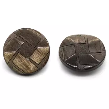 CB L-233 Пуговица 34L (21мм) (col.03 (коричневый))