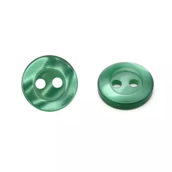 CB M-10 Пуговица 18L (11мм) 2пр. (col. 07 (зеленый))