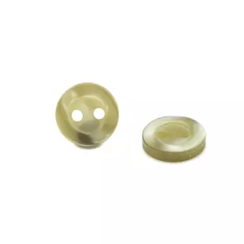 CB M-10 Пуговица 18L (11мм) 2пр. (col. 28 (бежево-зеленый))
