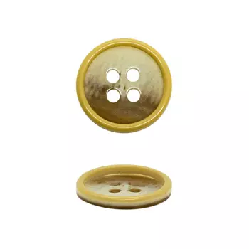 CB P9-24 Пуговица 24L, 4пр. (col.G (бежевый))