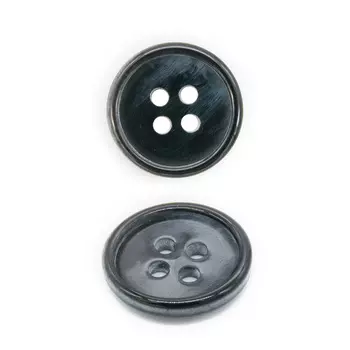 CB P9-24 Пуговица 24L, 4пр. (col.A (черный))