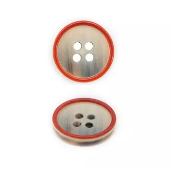 CB P9-24 Пуговица 28L, 4пр. (col.E (красный))