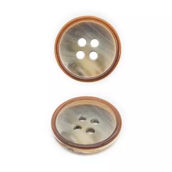 CB P9-24 Пуговица 28L, 4пр. (col.D (т.коричневый))