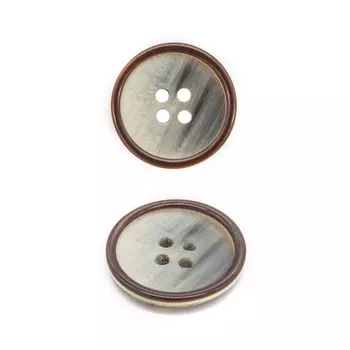 CB P9-24 Пуговица 36L, 4пр. (col.D (т.коричневый))