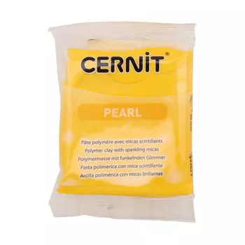 CE0860056 Пластика полимерная запекаемая 'Cernit PEARL' 56 гр (700 желтый)