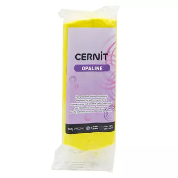 CE0880500 Пластика полимерная запекаемая 'Cernit OPALINE' 500 гр. (717 желтый)