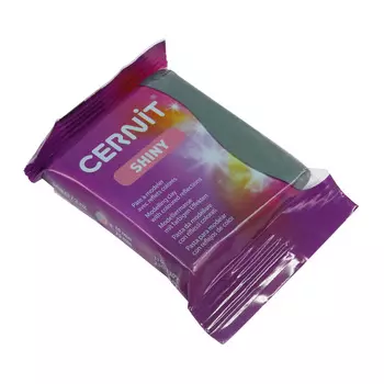 CE0890056 Пластика полимерная запекаемая 'Cernit 'SHINY' блестящий 56гр. (630 темно-зеленый)
