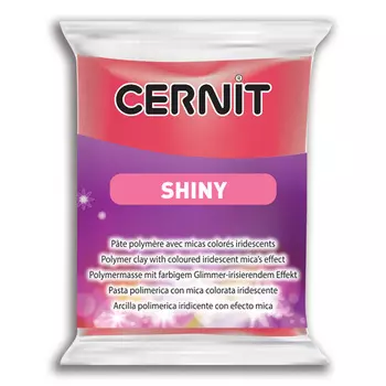 CE0890056 Пластика полимерная запекаемая 'Cernit 'SHINY' блестящий 56гр. (400 красный)