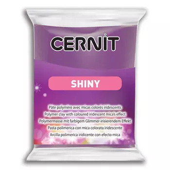 CE0890056 Пластика полимерная запекаемая 'Cernit 'SHINY' блестящий 56гр. (900 фиолетовый)